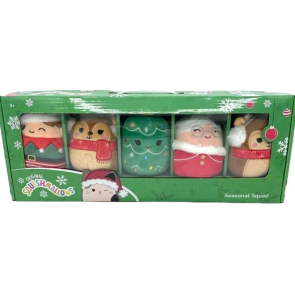 Squishmallows Christmas Seasonal Squad Set 2022 New